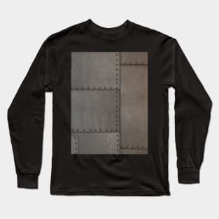 Metal Steel Texture Long Sleeve T-Shirt